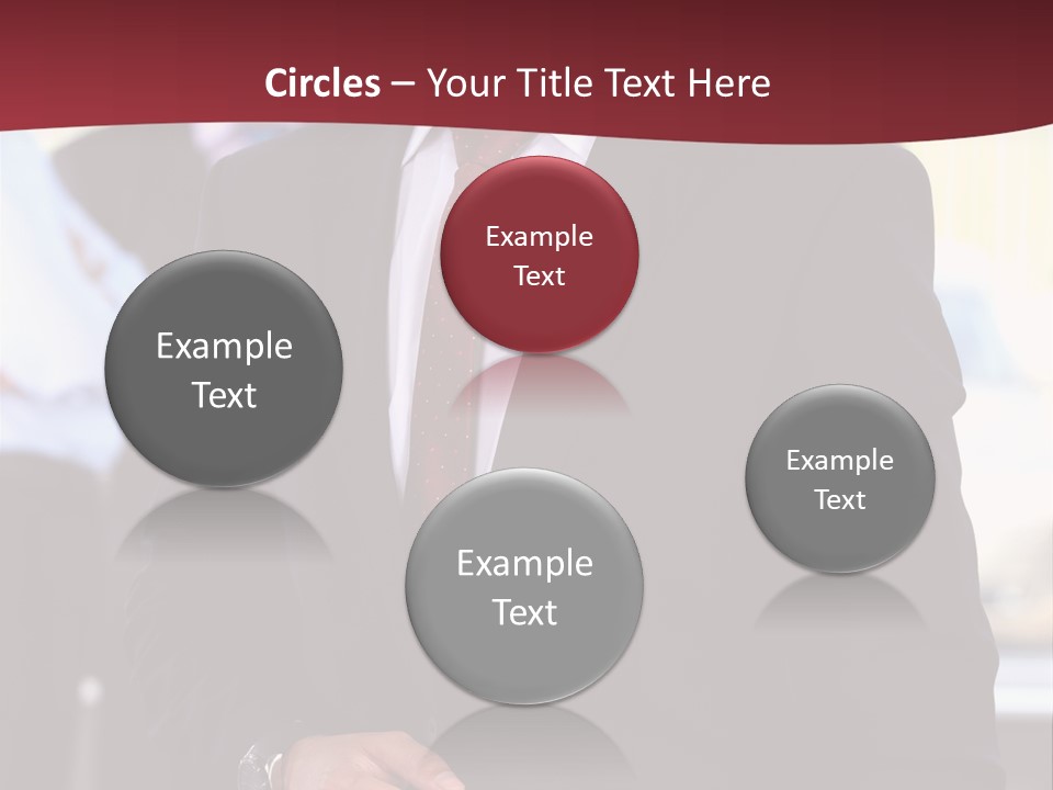 Businessman Blur Copy PowerPoint Template