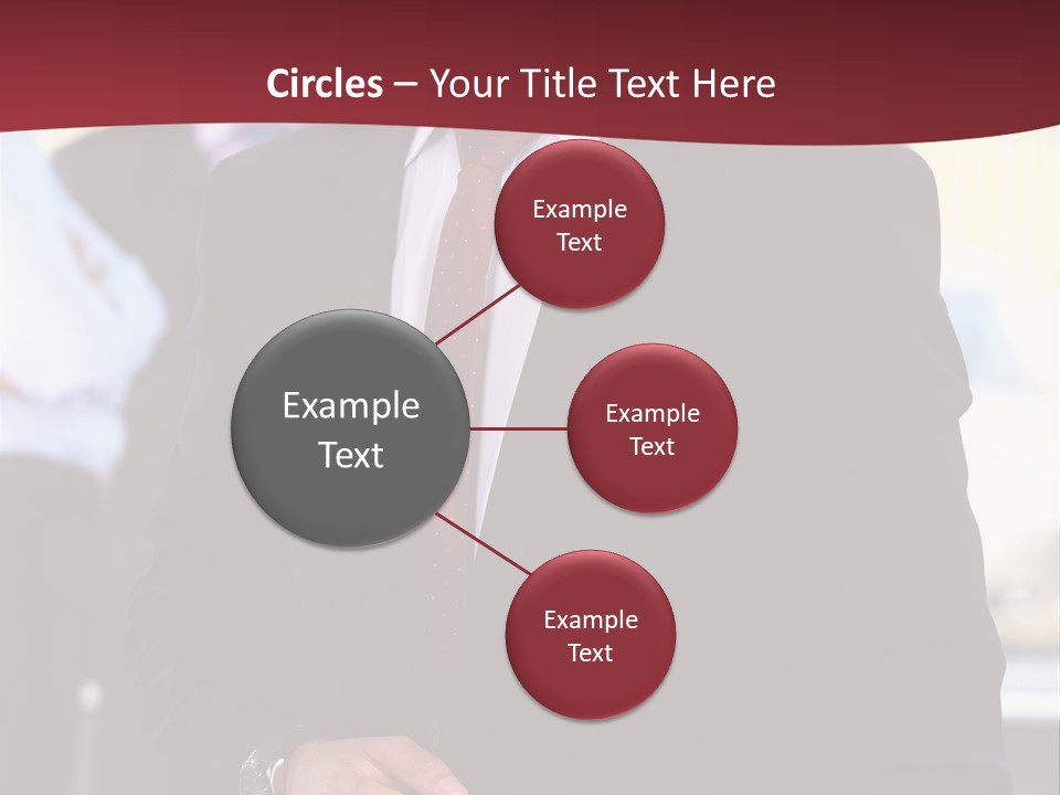 Businessman Blur Copy PowerPoint Template