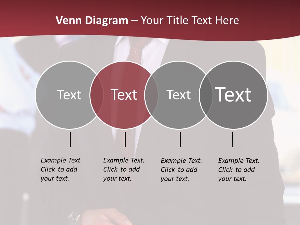 Businessman Blur Copy PowerPoint Template