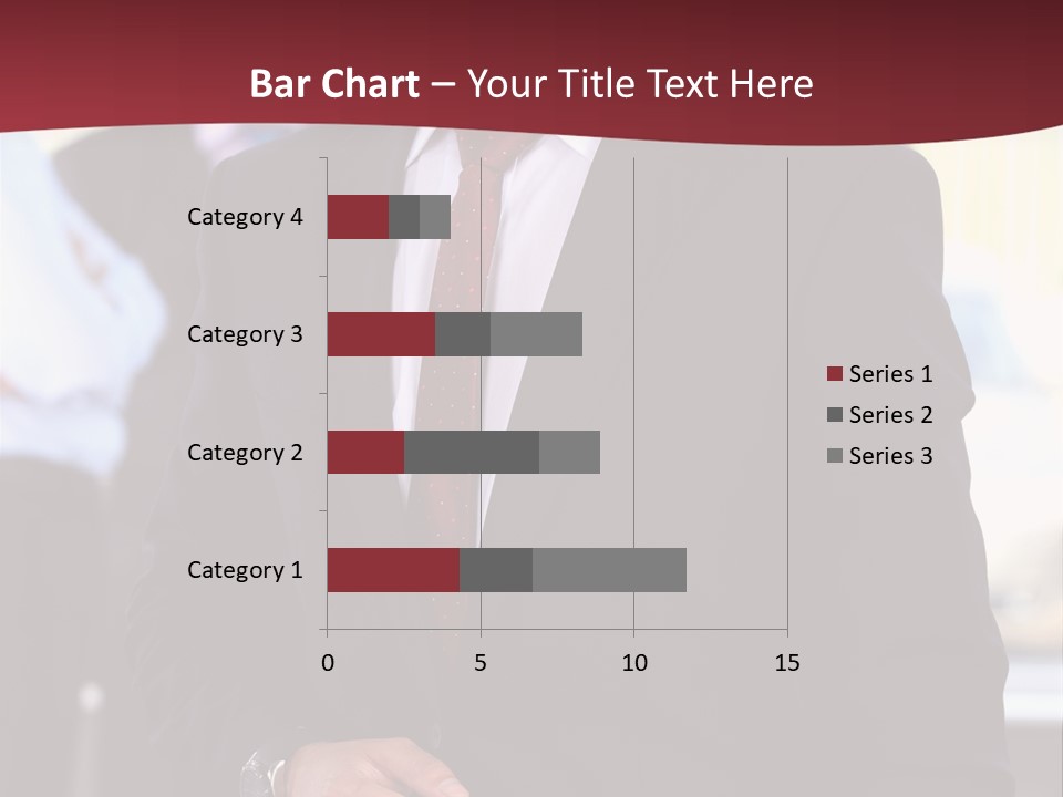 Businessman Blur Copy PowerPoint Template