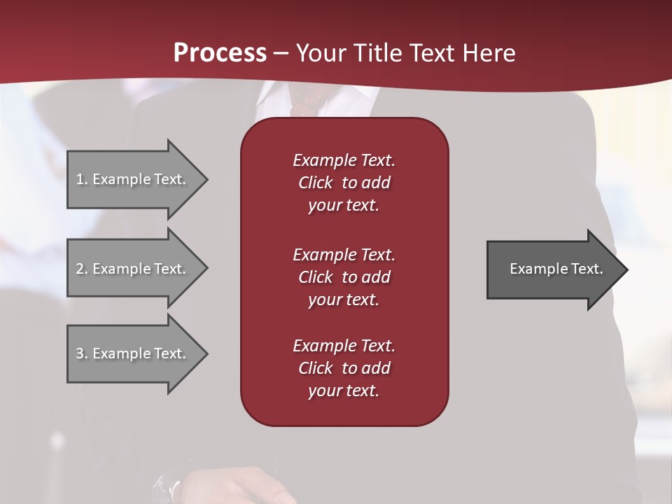 Businessman Blur Copy PowerPoint Template