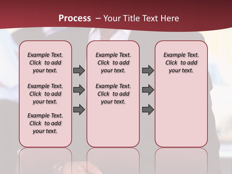 Businessman Blur Copy PowerPoint Template
