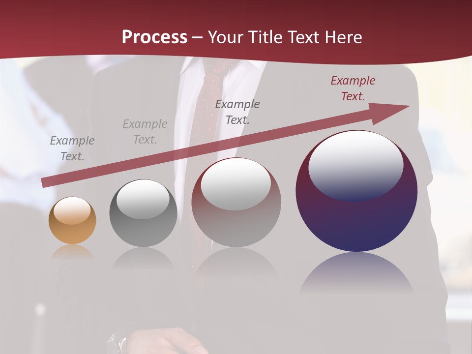 Businessman Blur Copy PowerPoint Template