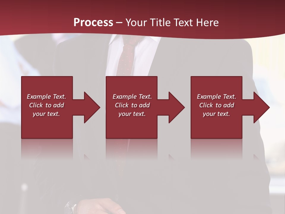 Businessman Blur Copy PowerPoint Template