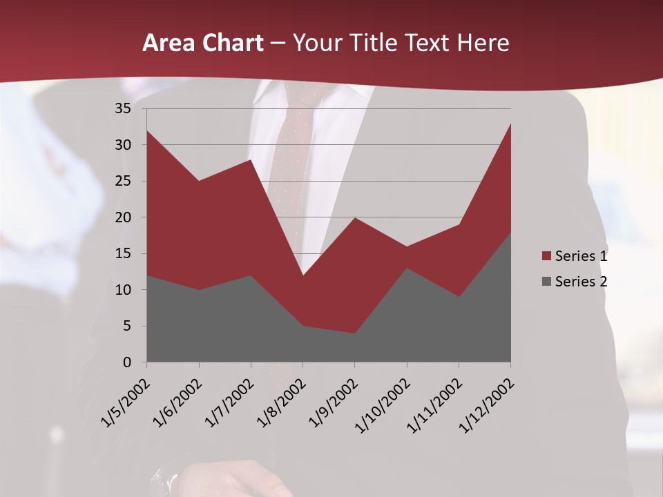 Businessman Blur Copy PowerPoint Template