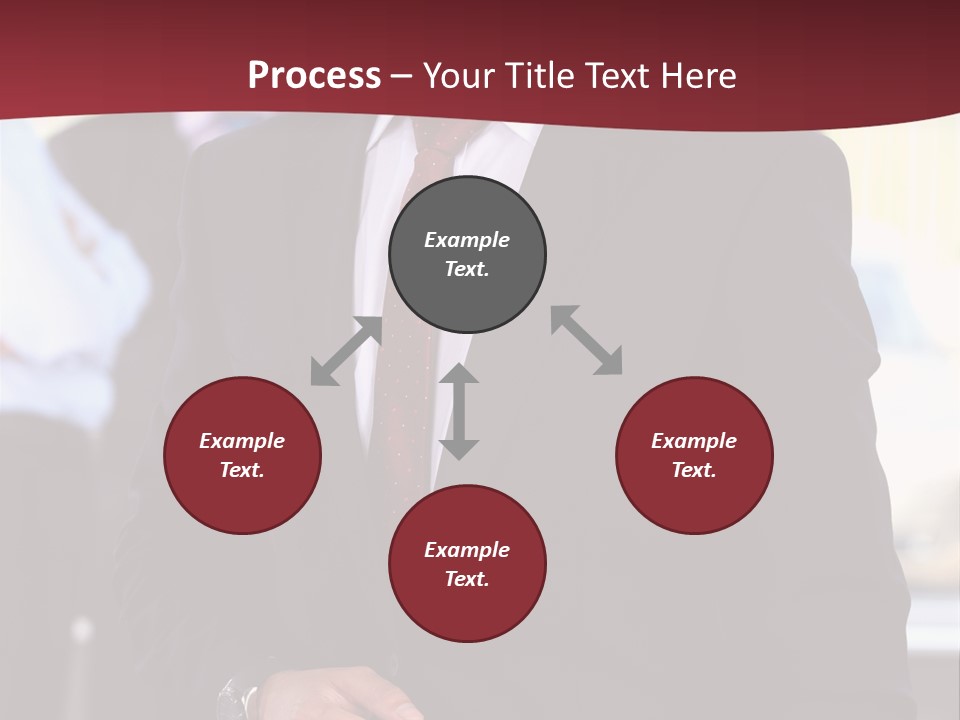 Businessman Blur Copy PowerPoint Template