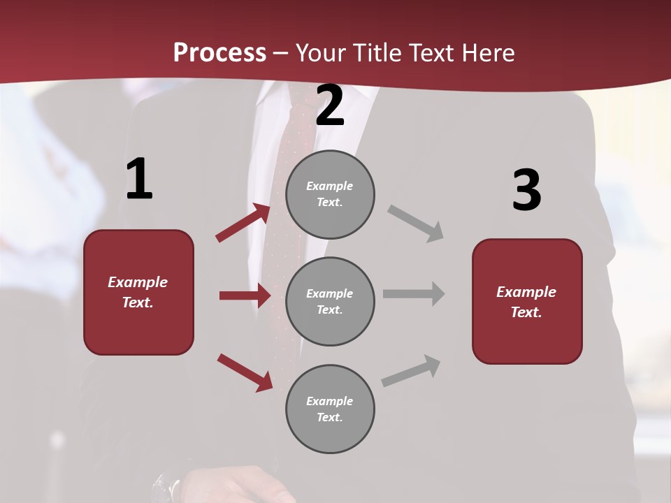 Businessman Blur Copy PowerPoint Template