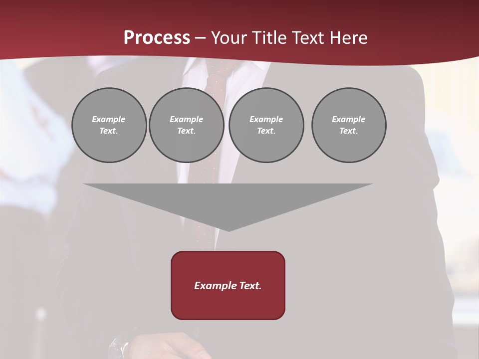 Businessman Blur Copy PowerPoint Template