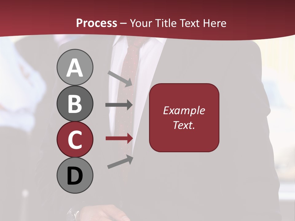 Businessman Blur Copy PowerPoint Template