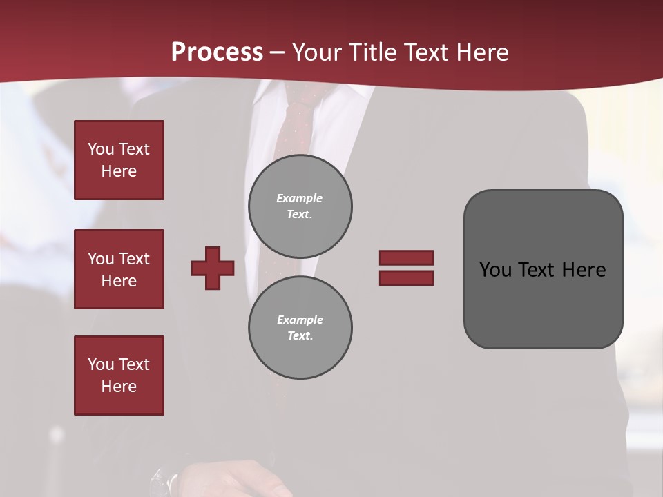 Businessman Blur Copy PowerPoint Template