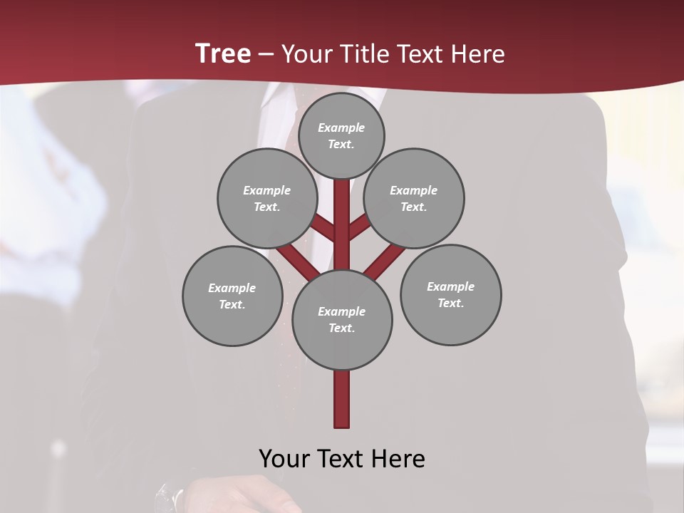 Businessman Blur Copy PowerPoint Template