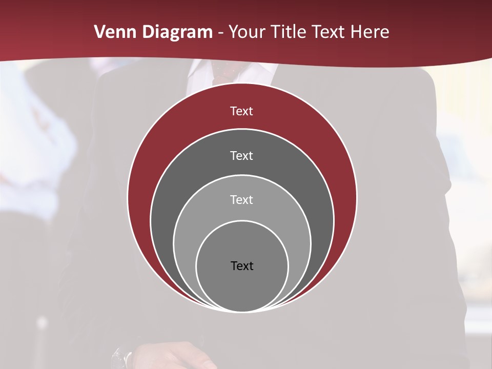 Businessman Blur Copy PowerPoint Template