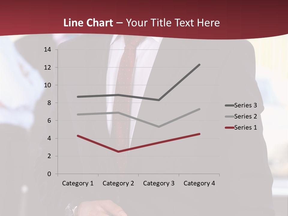 Businessman Blur Copy PowerPoint Template