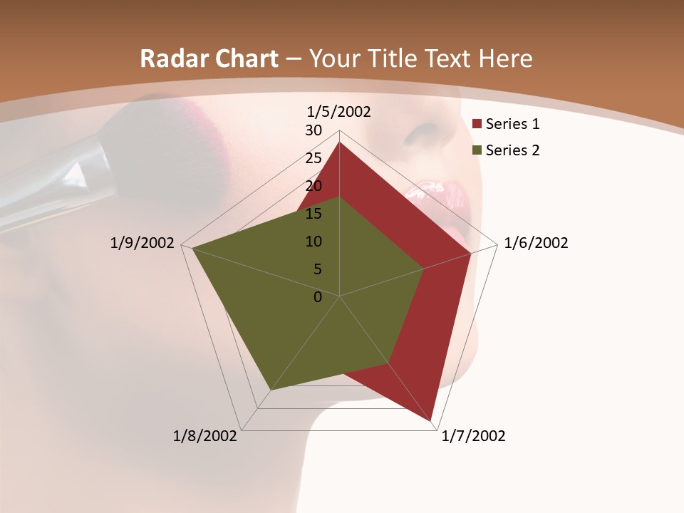 Natural Brunette Apply PowerPoint Template