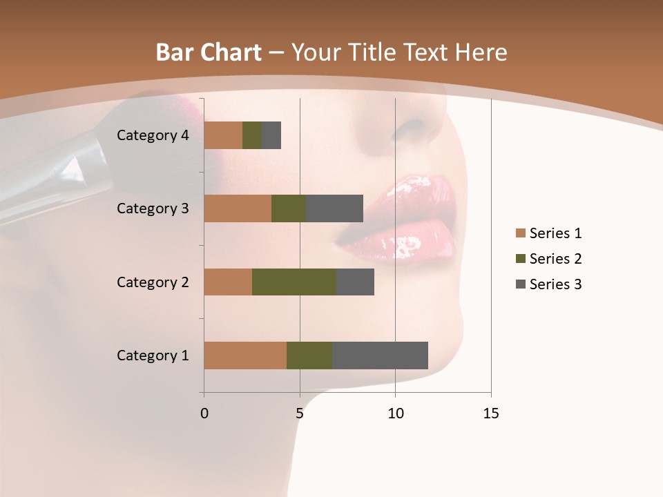 Natural Brunette Apply PowerPoint Template