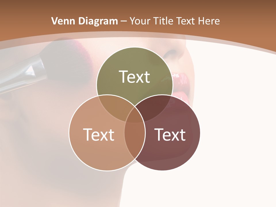 Natural Brunette Apply PowerPoint Template