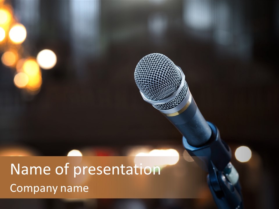 Studio Live Theater PowerPoint Template