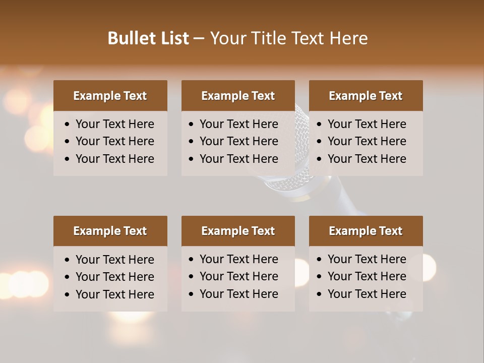 Studio Live Theater PowerPoint Template