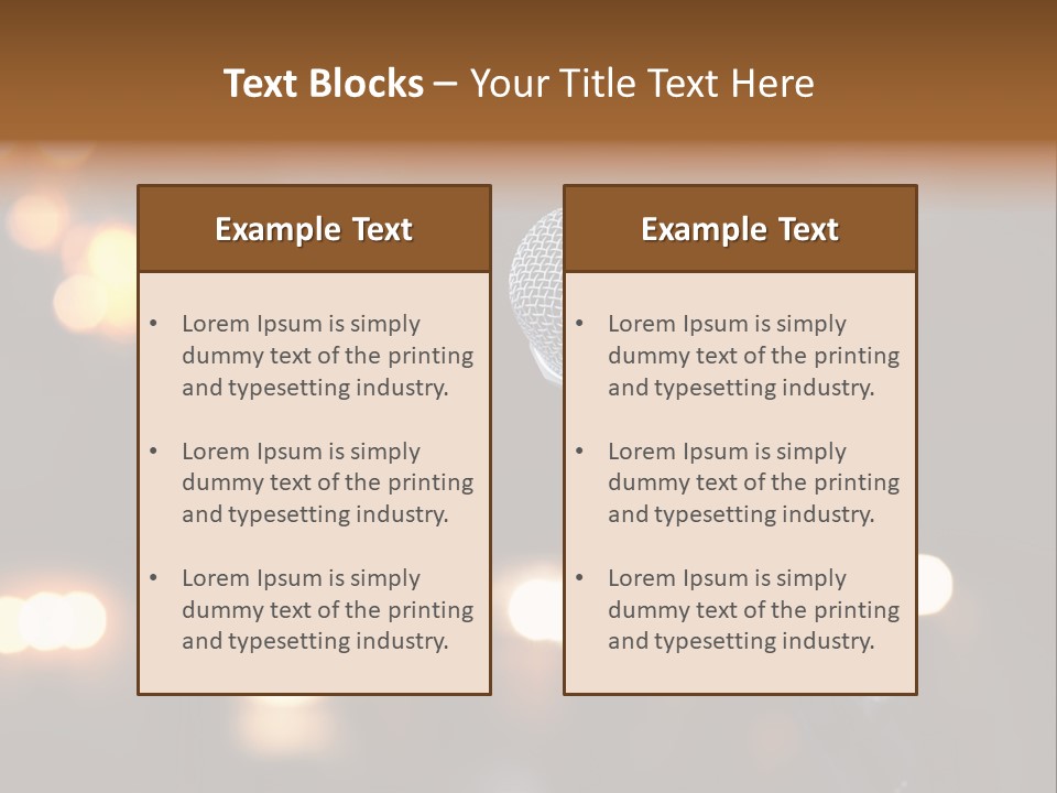 Studio Live Theater PowerPoint Template