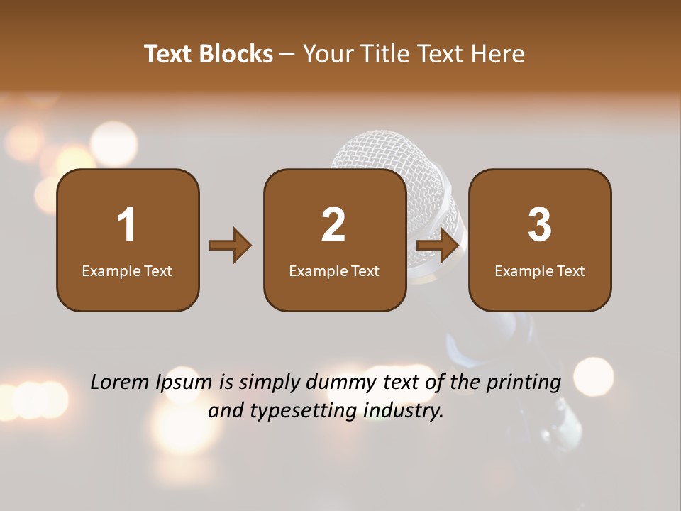 Studio Live Theater PowerPoint Template