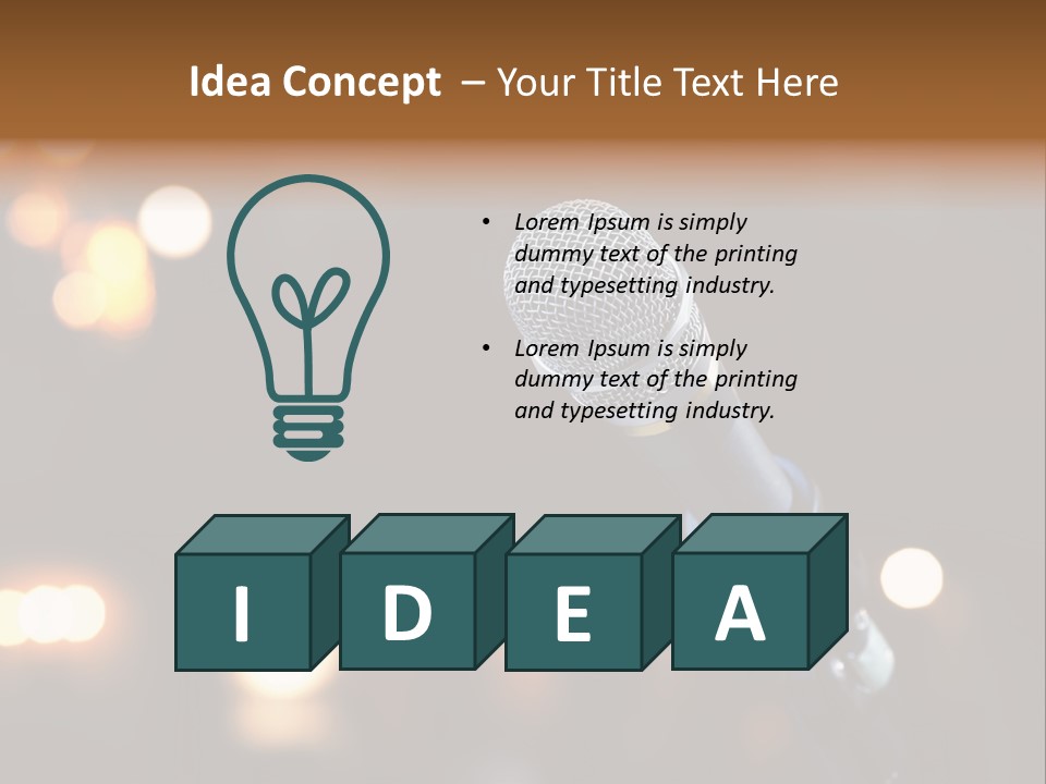 Studio Live Theater PowerPoint Template