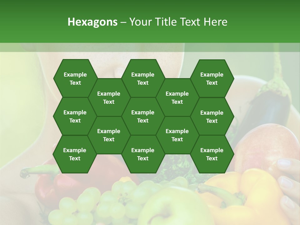 Woman Zucchini Bulgarian PowerPoint Template