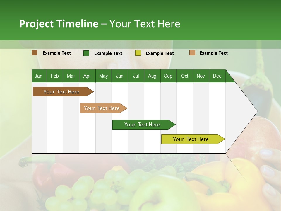 Woman Zucchini Bulgarian PowerPoint Template