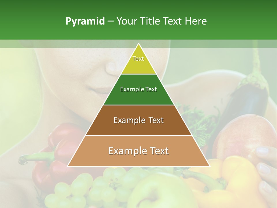 Woman Zucchini Bulgarian PowerPoint Template