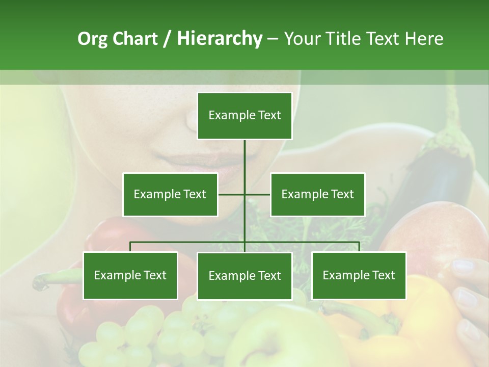 Woman Zucchini Bulgarian PowerPoint Template