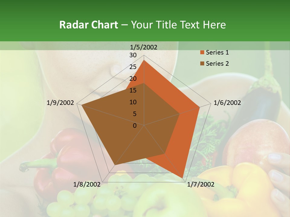 Woman Zucchini Bulgarian PowerPoint Template
