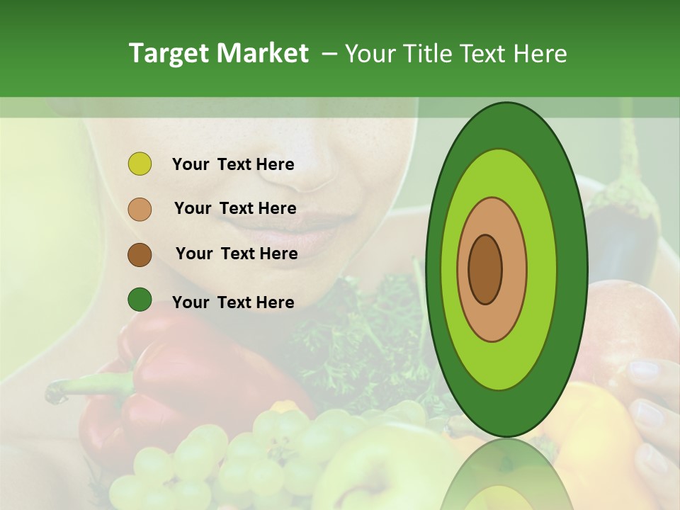 Woman Zucchini Bulgarian PowerPoint Template