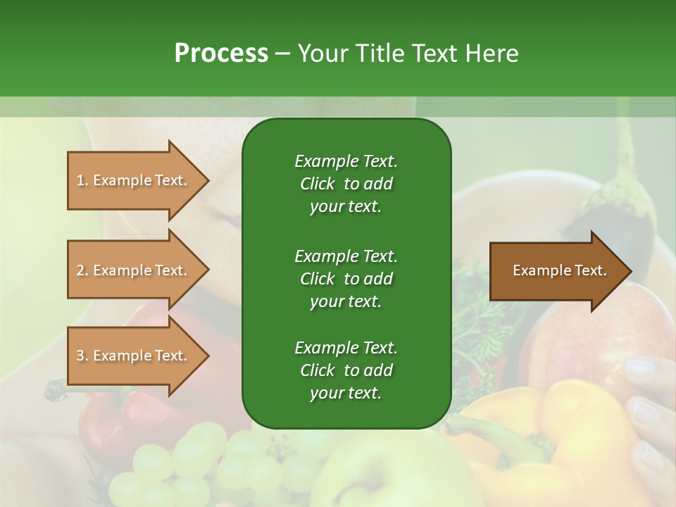 Woman Zucchini Bulgarian PowerPoint Template