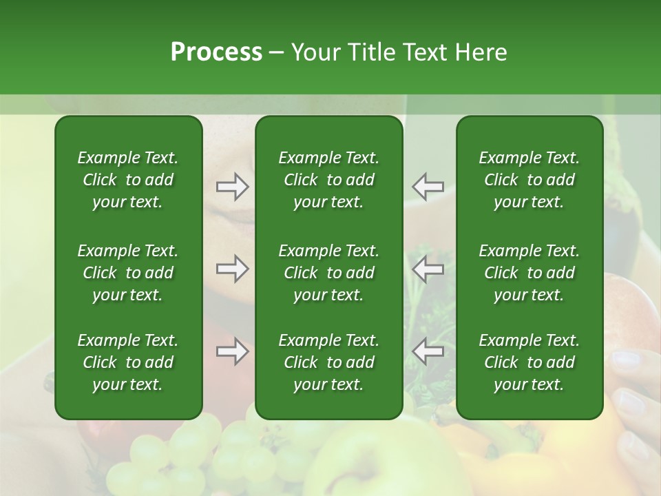 Woman Zucchini Bulgarian PowerPoint Template
