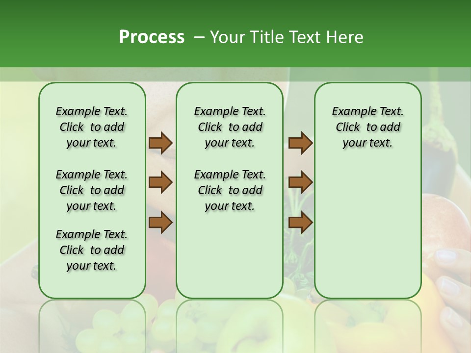 Woman Zucchini Bulgarian PowerPoint Template