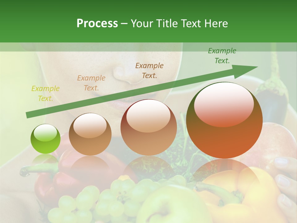 Woman Zucchini Bulgarian PowerPoint Template