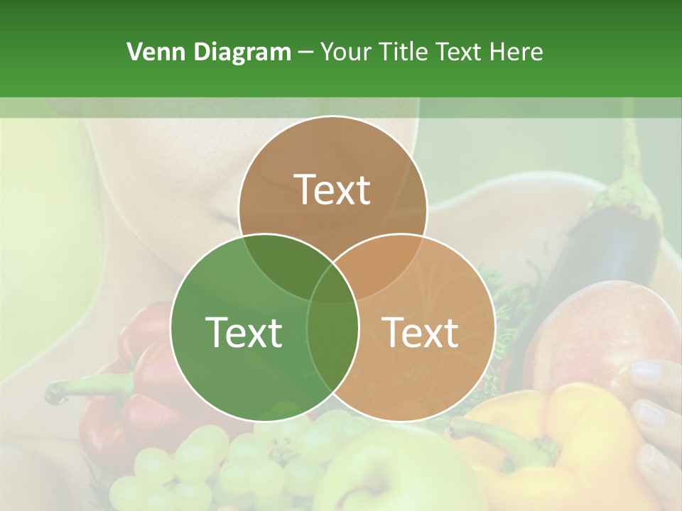 Woman Zucchini Bulgarian PowerPoint Template