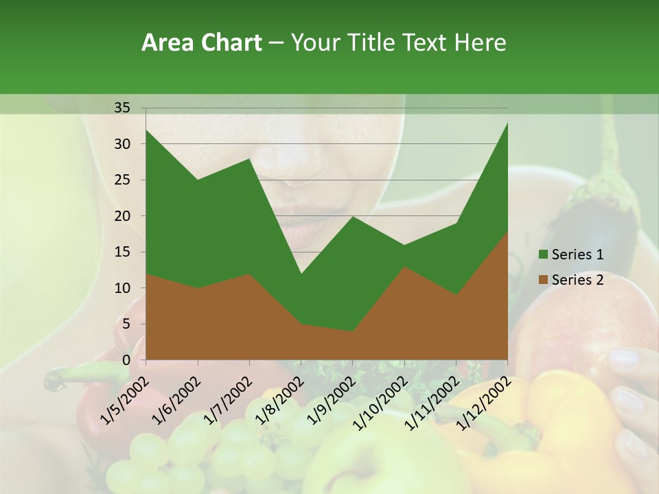 Woman Zucchini Bulgarian PowerPoint Template