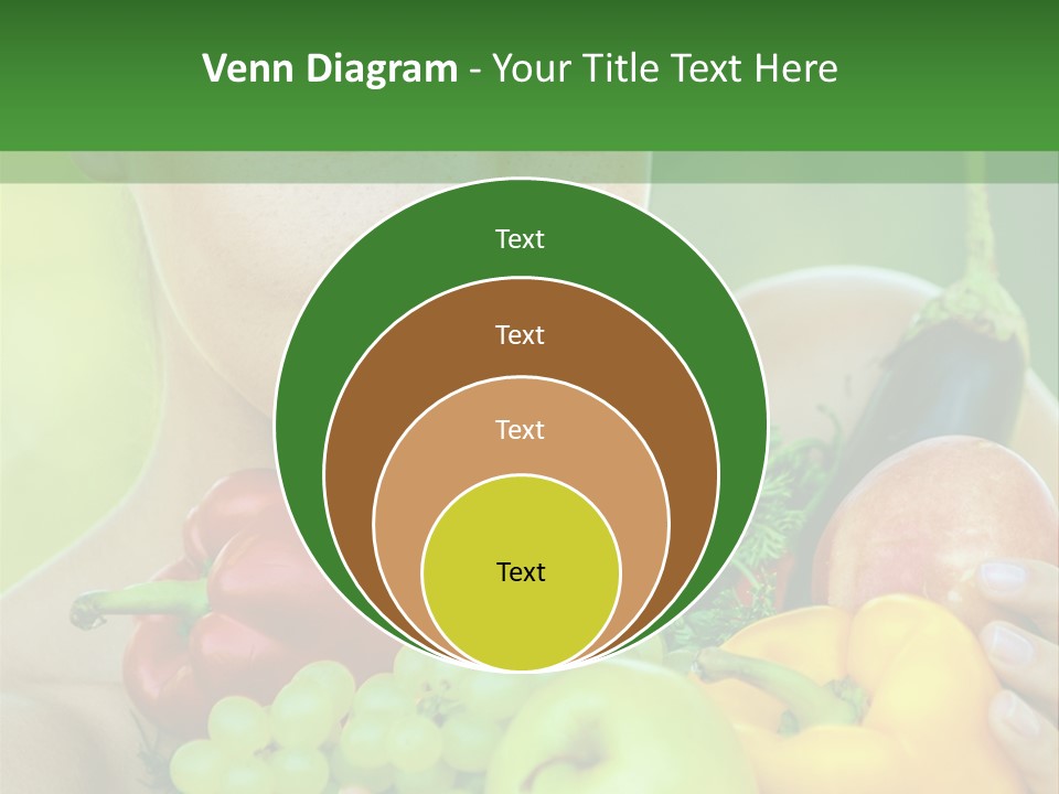 Woman Zucchini Bulgarian PowerPoint Template