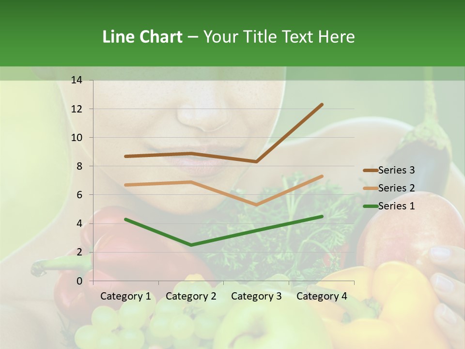 Woman Zucchini Bulgarian PowerPoint Template