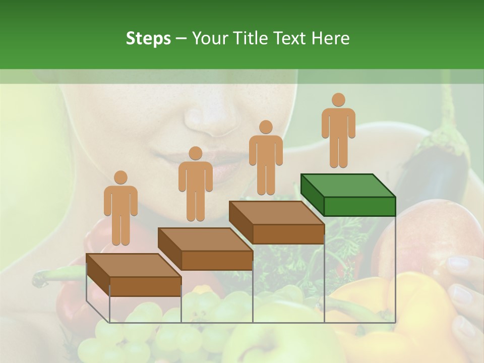 Woman Zucchini Bulgarian PowerPoint Template