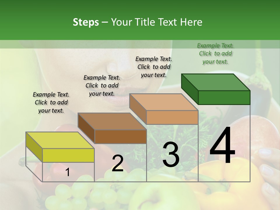 Woman Zucchini Bulgarian PowerPoint Template
