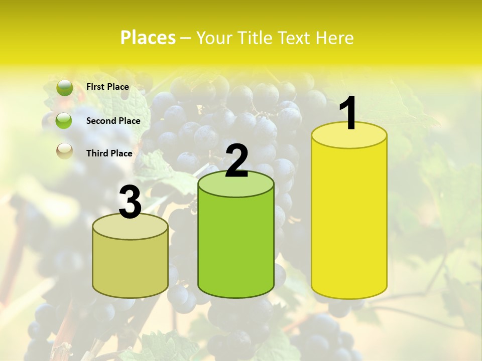 Bunch Vino Green PowerPoint Template