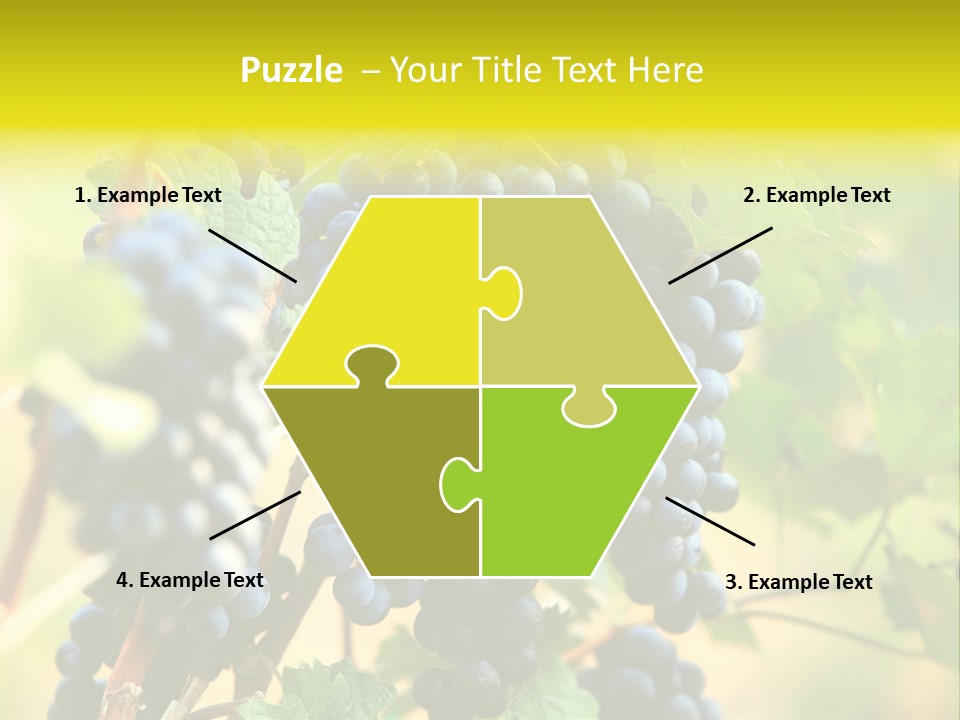 Bunch Vino Green PowerPoint Template