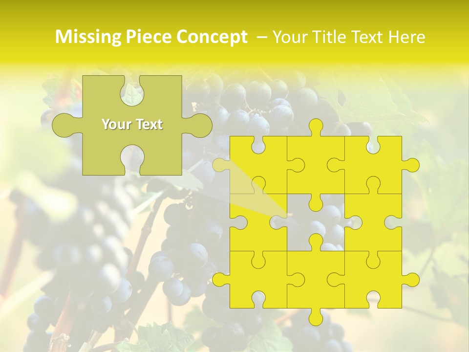 Bunch Vino Green PowerPoint Template