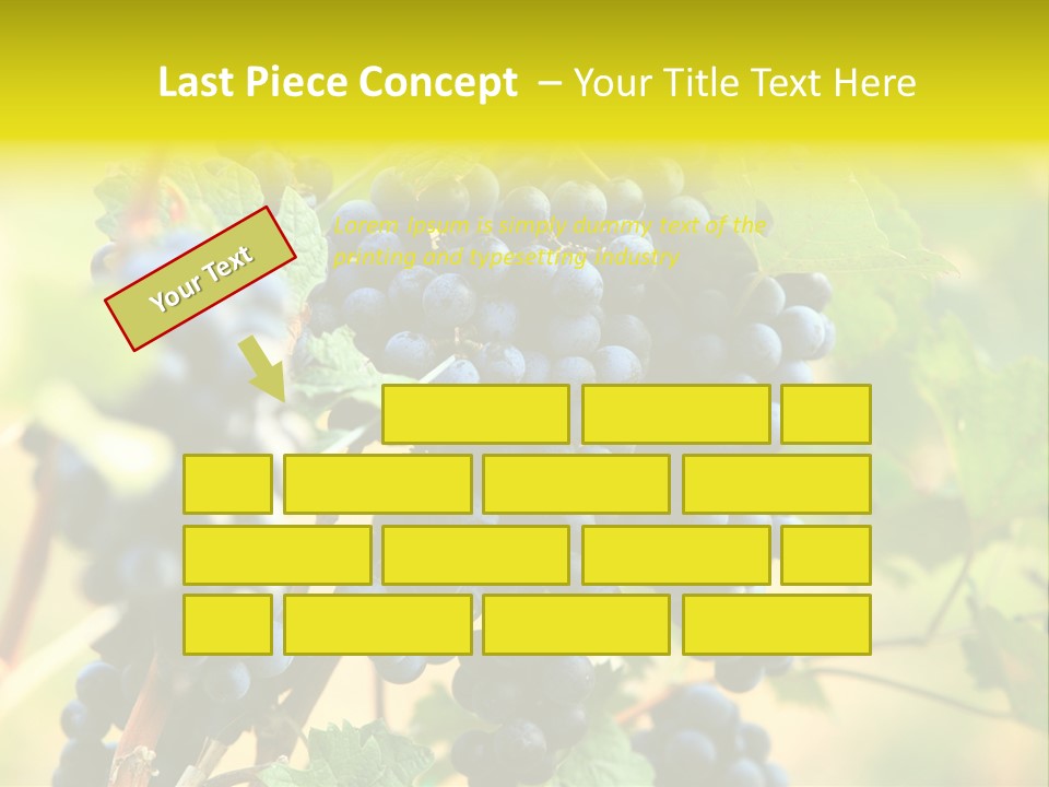 Bunch Vino Green PowerPoint Template