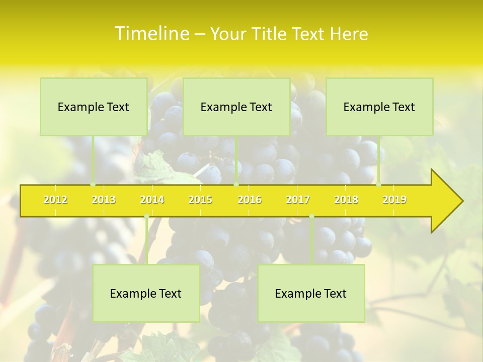 Bunch Vino Green PowerPoint Template