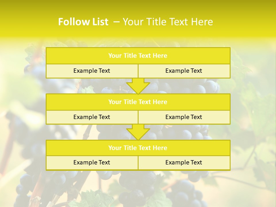 Bunch Vino Green PowerPoint Template