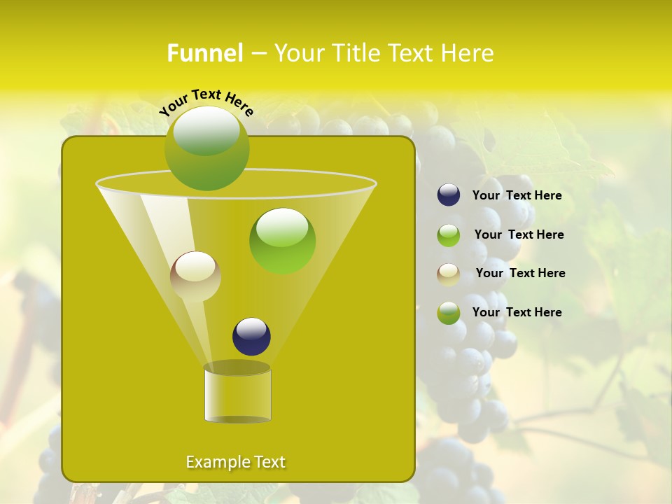 Bunch Vino Green PowerPoint Template