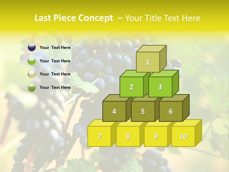Bunch Vino Green PowerPoint Template