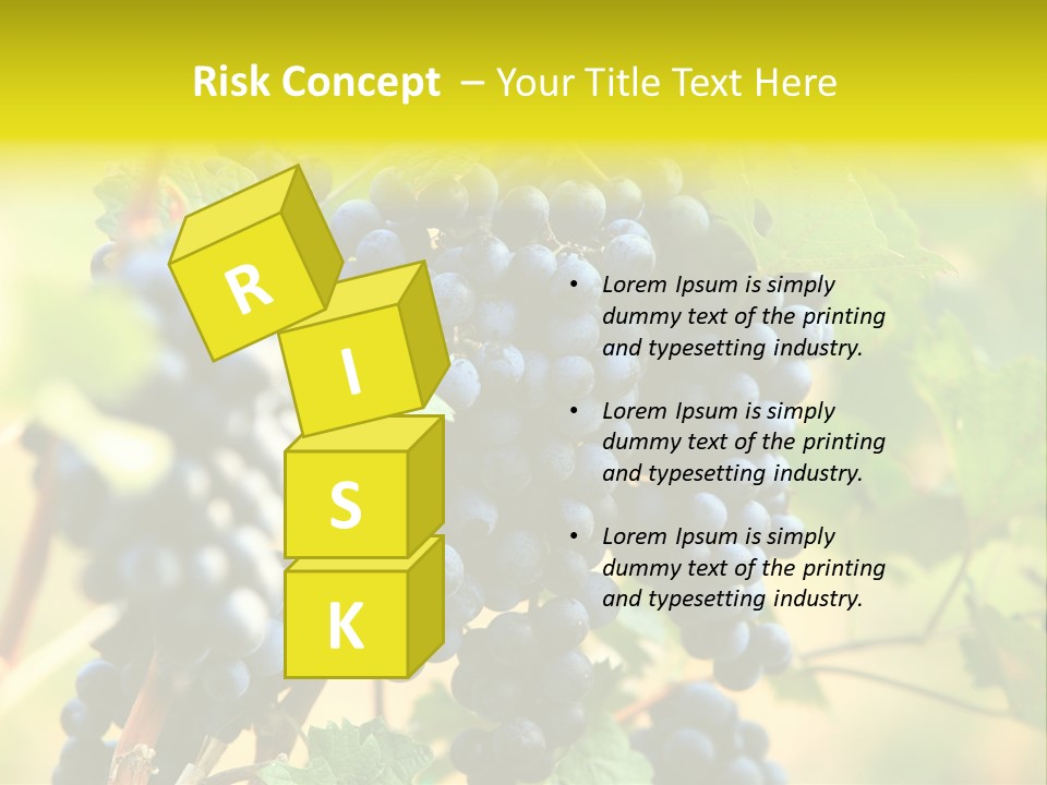 Bunch Vino Green PowerPoint Template